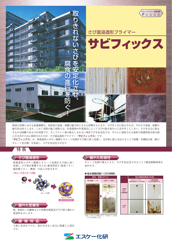 サビフィックス：メーカー公式カタログ