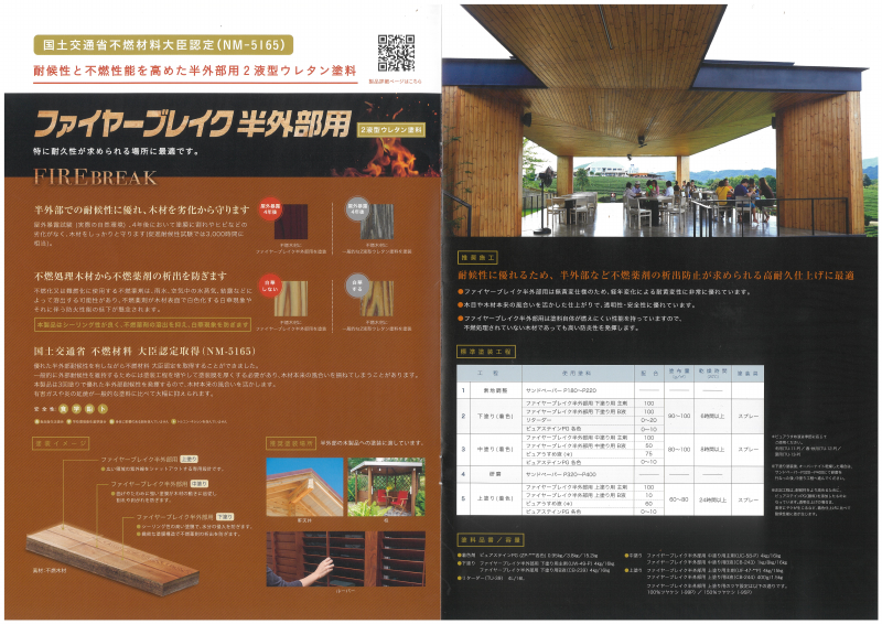 ファイヤーブレイク 半外部用 下塗り UW-49-P：メーカー公式カタログ
