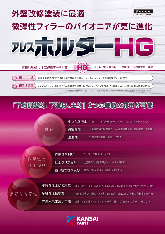 アレスホルダーＨＧ：メーカー公式カタログ