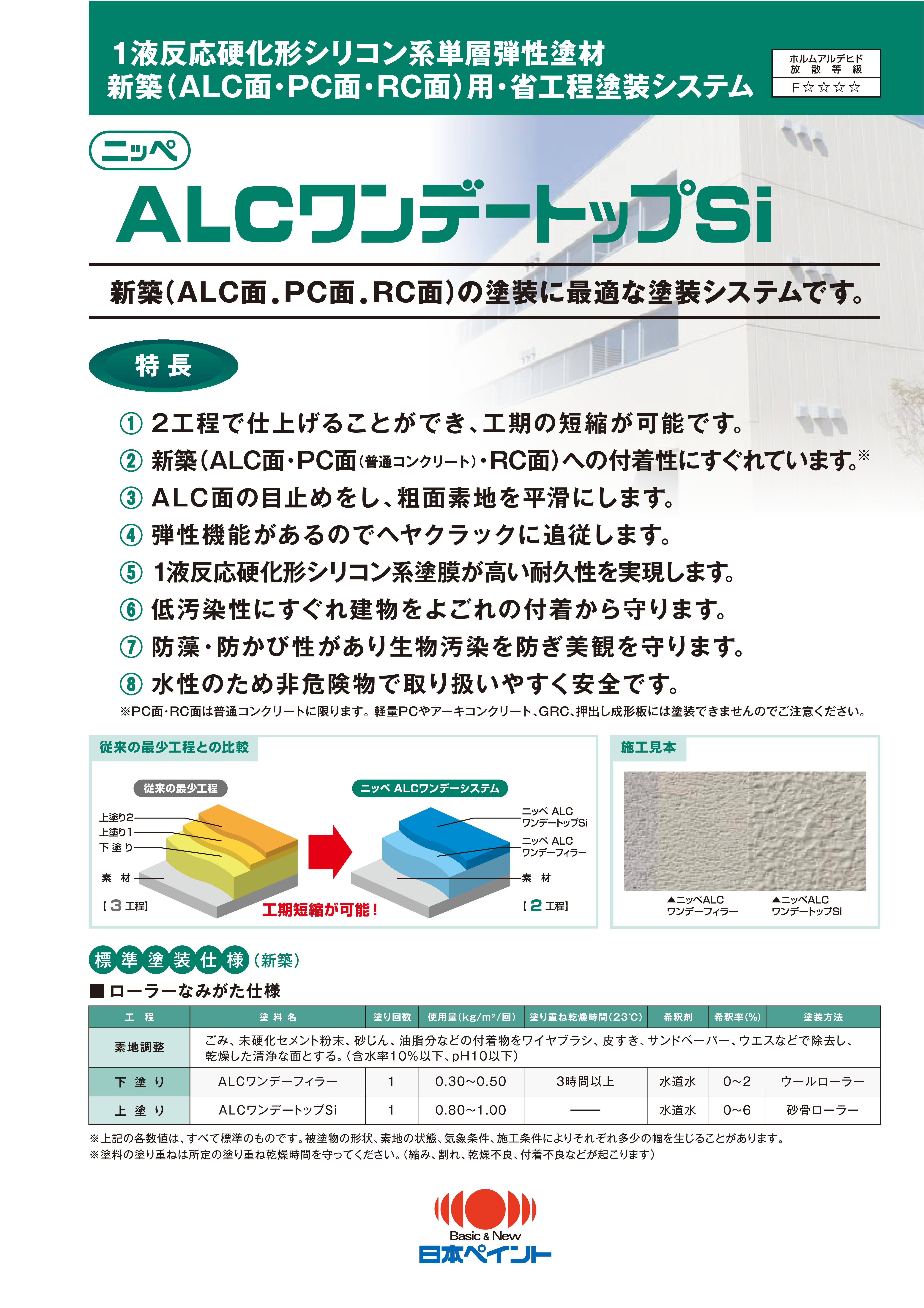 ALCワンデートップSi：メーカー公式カタログ