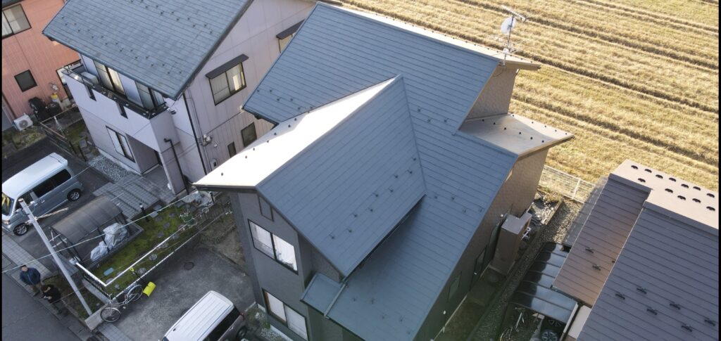屋根4度塗り塗装【フッ素】